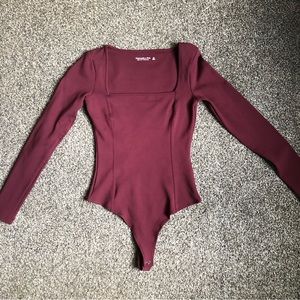 Abercrombie & Fitch Square Neck Bodysuit